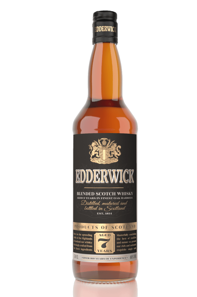 Edderwick 7 Year Old – High-Malt Blended Scotch Whisky Aged in Bourbon Casks